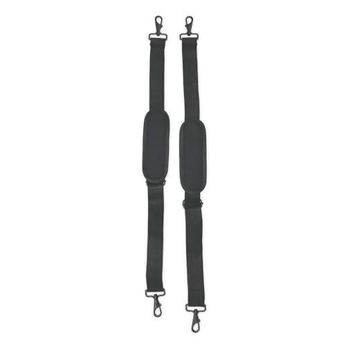 Soundman Set di 2 cinghie per zaino - Spallacci robusti per custodia per strumenti (violino, tromba, sassofono, chitarra, ecc.) - Cinghia con moschettone solido