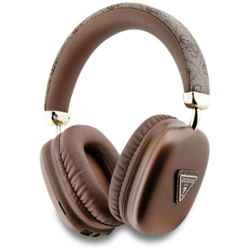 CG MOBILE Guess - Cuffie Bluetooth 4G con logo triangolare, colore: Marrone