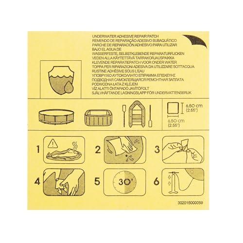 Bestway 62091 Toppa di Riparazione Resistenti all'Acqua - 10 Pezzi