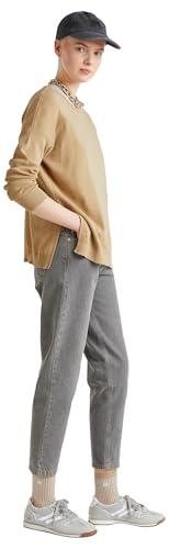 United Colors of Benetton Maglia SC Barca M/L 1091D10D7 Maglione, Beige, S Donna