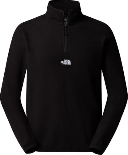 The North Face Glacier 1/4 Zip - Embroidered Logo Pullover da Uomo TNF Black/Npf XS