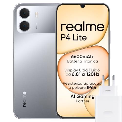 realme P4 Lite Smartphone, 4+128 GB, Display 6.8