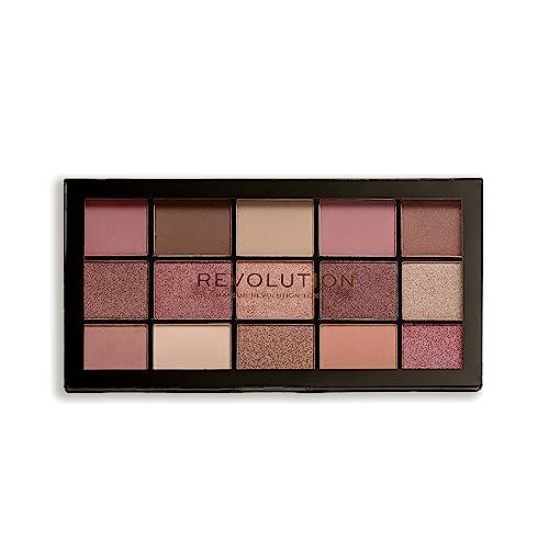 Makeup Revolution, Reloaded, Palette di ombretti, altamente pigmentata, Provocante, 15 tonalità, finiture opache e shimmer, 16,5 g