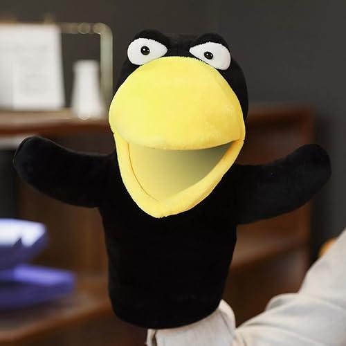 LOMTRATS Marionette per bambini, bambino piccolo contiene lupo, tigre, leone, scimmia e bocche aperte mobili, perfette per narrazione, insegnamento, in età prescolare e come regalo di compleanno