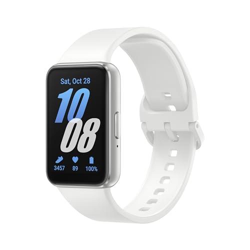 Samsung Galaxy Fit3 (argento), display AMOLED da 40 mm con corpo in alluminio, monitoraggio completo del fitness e della salute, batteria fino a 13 giorni con ricarica rapida, 5 ATM e classificazione