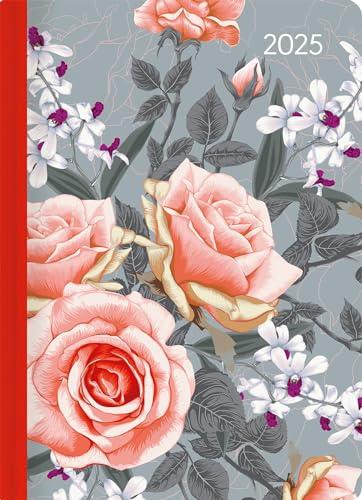 Agenda giornaliera Journal Style Roses 2025 - Agende giornaliera Journal Style 10,7 x 15,2 cm