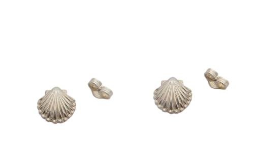 Capasanta : Orecchini a lobo in Argento 925 con Conchiglia - Simbolo San Giacomo - Cammino Santiago - Pellegrinaggio