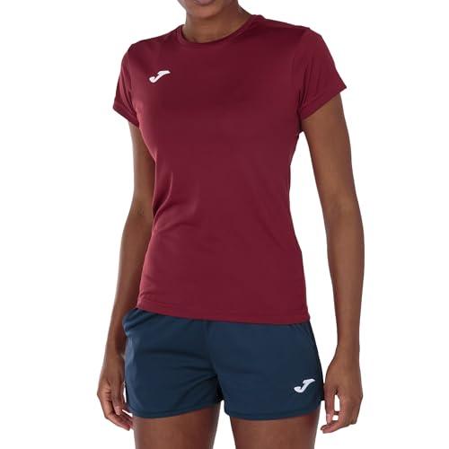 Joma Combi W M/C, Maglietta a Maniche Corte Donna, Bordeaux, M