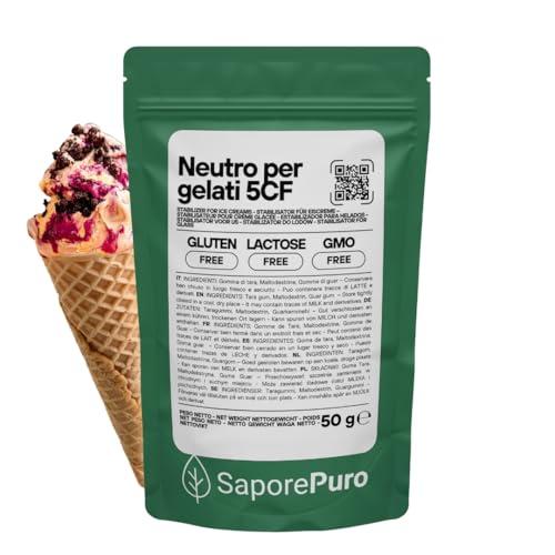 SaporePuro NEUTRO STABILIZZANTE per Gelati e Sorbetti 50 gr - 250 gr - 500 gr - 1000 gr con gomma di tara e gomma di guar