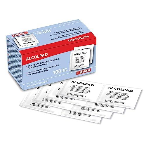 GIMA 36598 Alcohol Pad Alcomed, Pezzi di 100