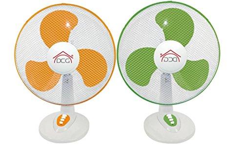 DCG VE9046 - Ventilatore da Tavolo Pale ø 40 cm Oscillante 3 Velocità colori Assortiti