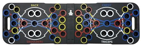 FITPADDY® Tavola per Piegamenti Push Up Board Multifunzione. Maniglie Push Up bars integrate. Ideale per Home Fitness e Allenamento Muscolare. Compatto, pieghevole, leggera e con gommini antiscivolo