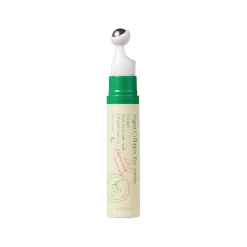 AXIS-Y Siero Occhi Vegano Al Collagene K Beauty Siero Al Collagene Con Triplo Acido Ialuronico E Peptidi Migliora L'Elasticità Della Pelle 0,33 Fl. Oz.