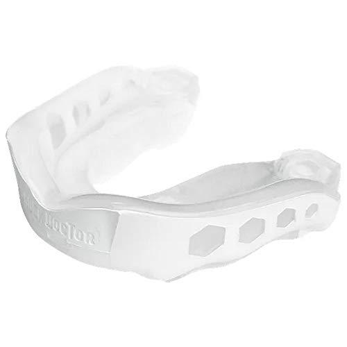 Shock Doctor - Paradenti per Unisex-Adulto in gel Max, Bianco/ Trasparente