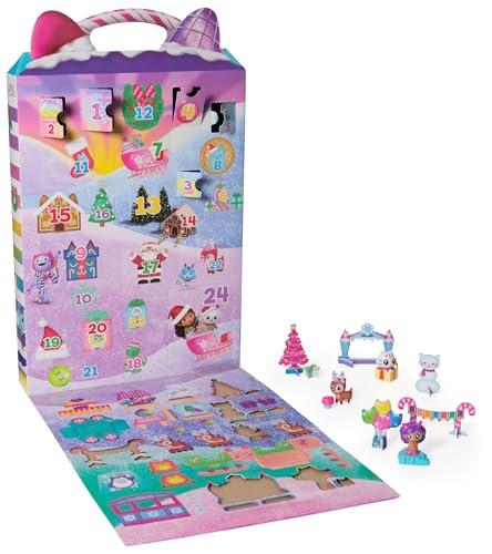 Calendario dell'avvento DreamWorks Gabby’s Dollhouse, 24 Giocattoli a Sorpresa con Personaggi, Adesivi e Accessori per la casa delle Bambole, Giocattoli per Bambine e Bambini dai 3 Anni in su