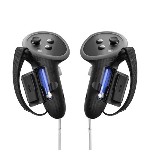 KIWI design G4 Pro Impugnature per Controller Compatibili con Meta Quest 3/3S, Accreditate da Meta