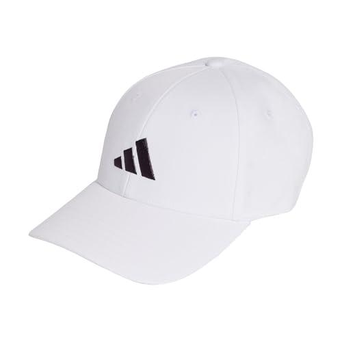 adidas Unisex - Adulto Baseball cap Cotton New Logo, White/Black, M