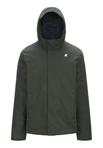 K-Way Giacca Invernale da Uomo Marchio, Modello Jacko Twill Marmotta K8133DW, Realizzato in Sintetico. Verde