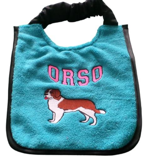Pettorina personalizzata per cani San Bernardo con nome - Materiale impermeabile di alta qualità - super confortevole