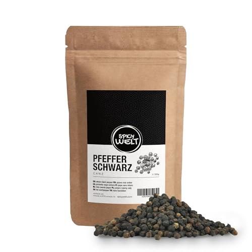 Spicy Welt Pepe Nero in Grani (100g) – Pepe Intero da Macinare per Pasta, Carne, Marinature e Salse | Gusto Intenso e Pungente | 100% Naturale, Senza Additivi