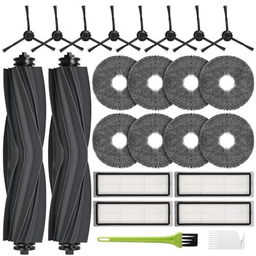RUKHOOL Kit Accessori Ricambi per Dreame L10 Prime / L10s Pro Gen 2 / L10s Plus / L10s Ultra Ricambio per Xiaomi X20 Plus / X10+ 2 Spazzola Principale 8 Panni per Mocio 4 Filtri 8 Spazzole Laterali