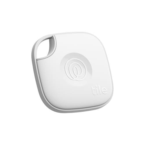 Tile by Life360 Mate (2024) - Localizzatore, cerca oggetti e tracker Bluetooth per chiavi, borse e altro. Trova telefono. Compatibile con iOS e Android. Pacchetto da 1 (Bianco)