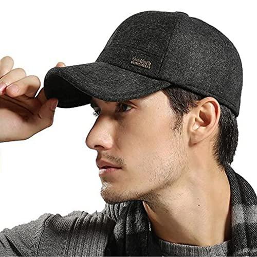 CLAPE Winter Baseball cap with Ear Flaps Berretto da Baseball con Paraorecchie Cappellini Invernali Warm Wool cap Outdoor Sport cap