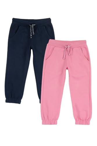 Chicco, Set di Due Pantaloni Lunghi in Felpa Leggera, Bambine e Ragazze, Multicolor, 4 Anni