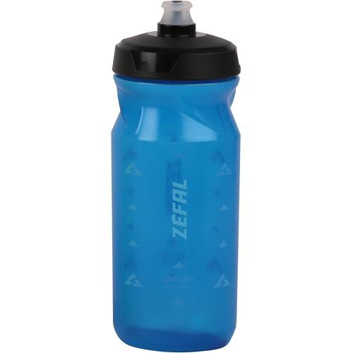 ZEFAL Sense Soft Borraccia Bici e MTB - Senza BPA - Borraccia Sportiva e Ciclismo Inodore e Leggera - 650ml, Azul Traslucido