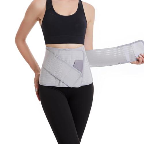 Cintura postpartum da donna, addominale legante post chirurgia Belly Wrap, sezione C Recupero Must Haves, cintura per cura postnatale, vita/bacino cintura per mal di schiena Relief