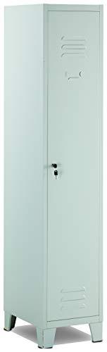 Linea Garden Friend A1844011 Armadietto spogliatoio 1 Posto Misure H 180 x 50 x 36 cm, Grigio