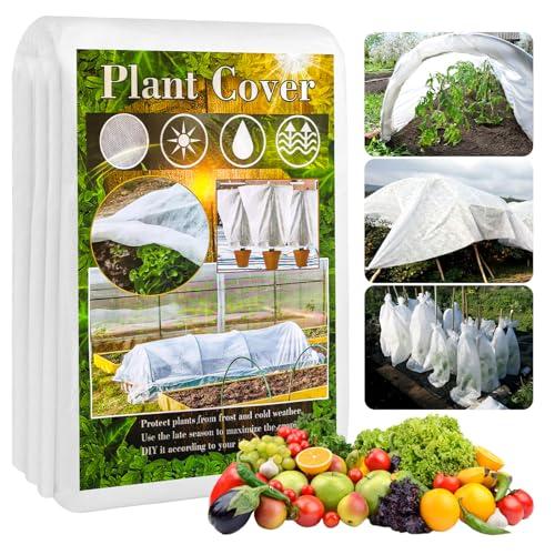 Diealles Shine Tessuto Non Tessuto per Piante, 2.5 x 10M Telo Antigelo per Piante, Copri Piante Inverno Protegge Fiori e Ortaggi da Freddo Gelo Vento