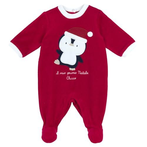 Chicco Tutine - Natale Neonato/Neonata 0-24 mesi, Rosso (6), 6 mesi, Designed in Italy