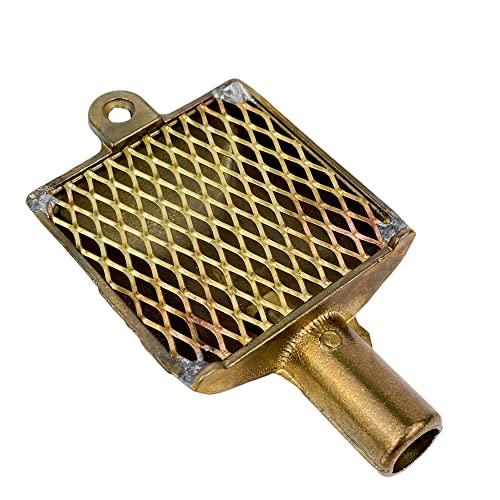 GATE14® Succhiarola Orizzontale in Ottone per Pompe di Sentina 97 x 23 mm Attacco Ø 16 mm