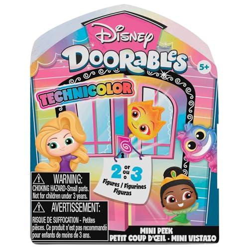 Disney Doorables Mini Peek Technicolor Takeover, da 2 a 3 personaggi da collezione, stili variabili, giocattoli per bambini dai 5 anni in su di Just Play
