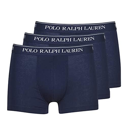 Polo Ralph Lauren 3 Pack Trunks Pantaloncini, Blau (3PK CR Nvy B43NA), L (Pacco da 3) Uomo