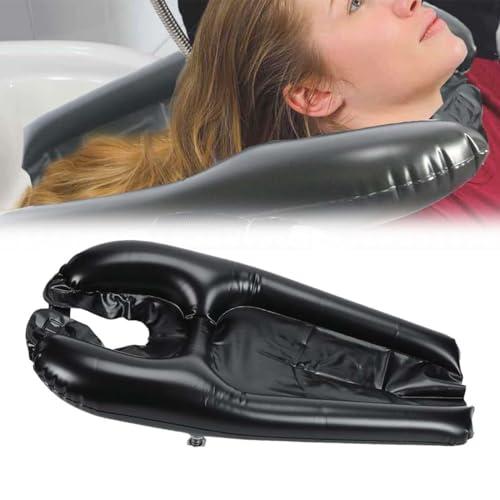 1 Pezzi Lavandini Gonfiabili, Lavatesta Portatile per Parrucchieri Professionale, Lava Capelli da Viaggio Pieghevole, Per disabili costretti a letto Anziani Gravidanza