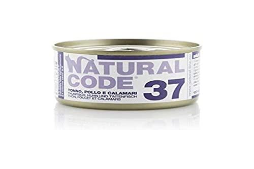 Natural Code Acqua di Cottura 85 gr 37 - Tonno, Pollo e Calamari