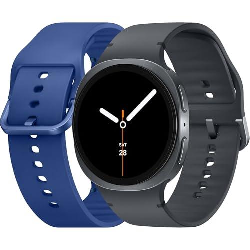 Samsung Galaxy Watch8 (Dark Gray, BT, 44mm) + Sport Band Smartwatch Galaxy AI, allenatore personale, desig resistente agli urti, processore 3nm, monitoraggio attività fisica e sonno, One UI 8