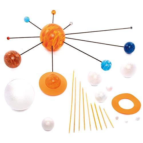 Baker Ross Kit Sistema Solare Fai da Te per Bambini (Confezione da 2 Kit), Bianco