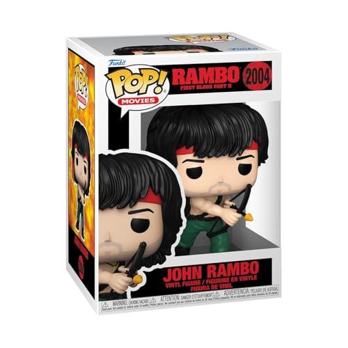 Funko POP! Movies: Rambo S2- John Rambo w/Bow - Figura in vinile da collezione - Idea regalo - Prodotto ufficiale - Giocattoli per bambini e adulti - Modello di figura per collezionisti