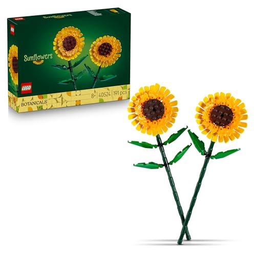 LEGO Botanicals Girasoli - Set di Fiori Finti per Bambine e Bambini 8+ Anni - Bouquet da Esporre come Decorazione di Casa o della Camera da Letto - Regalo per Ragazza, Ragazzo, Donna o Uomo - 40524