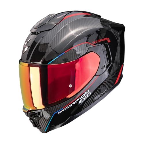 SCORPION EXO-1500 CARBON AIR MUNDI Nero-Rosso M