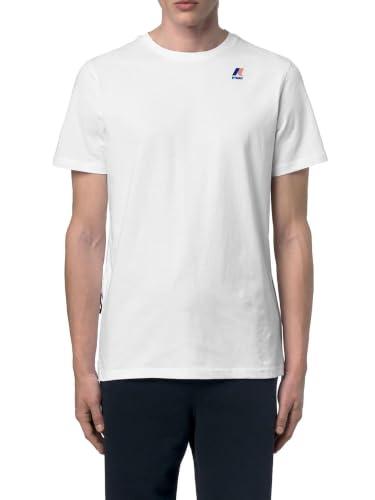 K-Way LEONIDE T-Shirt Unisex K7142kw Bianco - XL