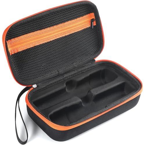 Funmo Portatile per JBL PartyBox Microfono Wireless Microfono Ricaricabile Borsa Da Viaggio Custodia Protettiva Organizer Box Borsa Trasporto Shell Skin, Nero, Organizer per borse