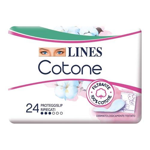 LINES COTONE SALVASLIP, assorbenti e proteggislip per piccole perdite, filtrante in cotone, delicato sulla pelle, ipoallergenico