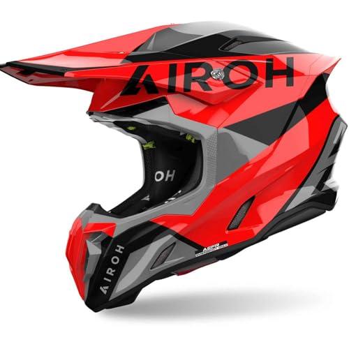 AIROH CASCO OFFROAD TWIST 3 KING RED GLOSS S