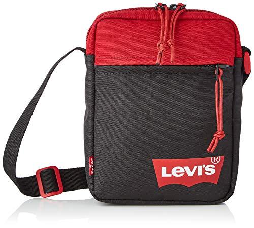 Levi's Mini Crossbody Solid (Red Batwing), Borsa Uomo, Regular Red, Taglia unica