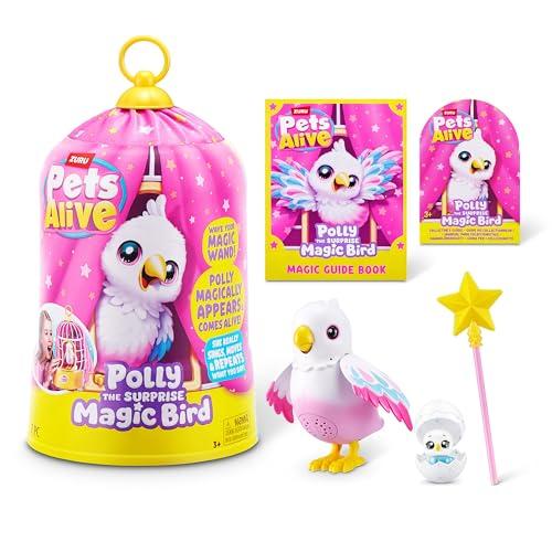Pets Alive Polly the Magic Bird di ZURU, giocattolo robotizzato animale uccello