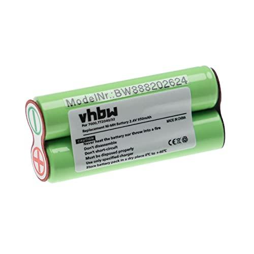 vhbw batteria compatibile con Philips Bodygroom BG2040/34, Series 3000, Series 5000 rasoio elettrico (950mAh, 2,4V, NiMH)
